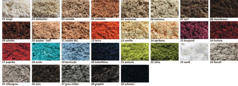 Badteppich SIENA - Wohn- & Badteppiche nach Maß