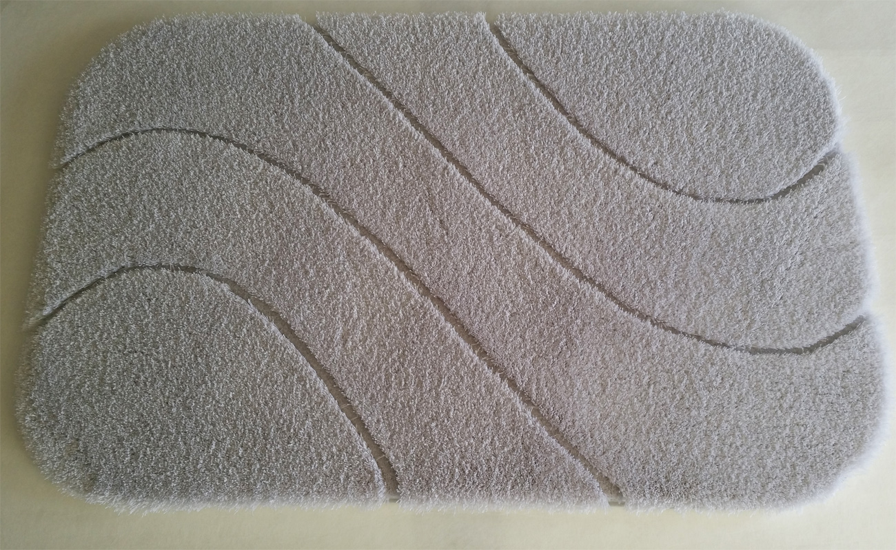 Rundteppich nach Wunschmaß - Schlinge in der Kombination mit Goldlurex